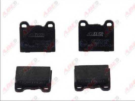 ABE C2V002ABE Комплект тормозных колодок