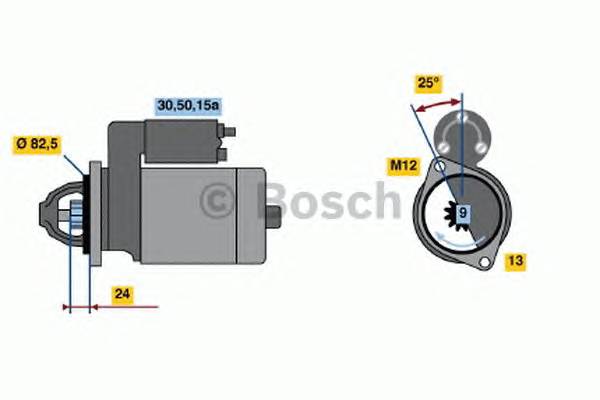 BOSCH 0 986 010 110 Стартер