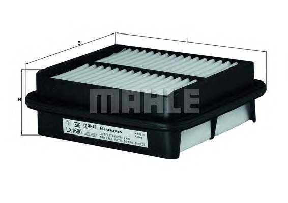 KNECHT LX 1690 Повітряний фільтр KNECHT LX 1690 Повітряний фільтр