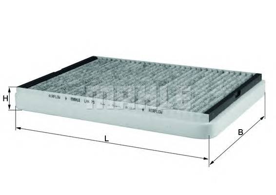 KNECHT LAK 75 Фильтр, воздух во внутренно...