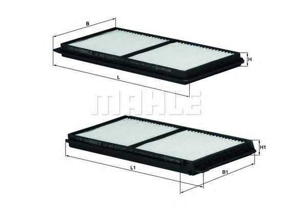 KNECHT LA 483/S Фильтр, воздух во внутренно... KNECHT LA 483/S Фильтр, воздух во внутренно...