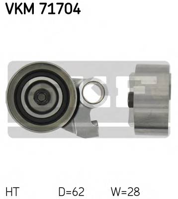 SKF VKM 71704 Натяжний ролик, ремінь ГРМ SKF VKM 71704 Натяжний ролик, ремінь ГРМ