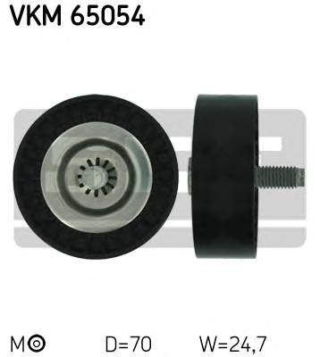 SKF VKM 65054 Паразитный / ведущий ролик, 