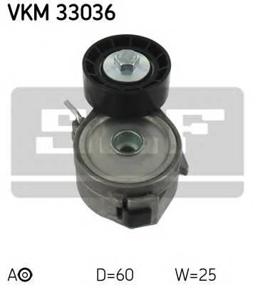 SKF VKM 33036 Натяжной ролик, поликлинов