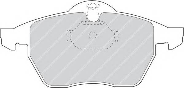 FERODO FDB1068 Комплект тормозных колодок