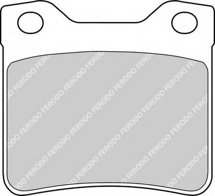 FERODO FDB1415 Комплект тормозных колодок