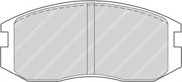 FERODO FDB759 Комплект тормозных колодок