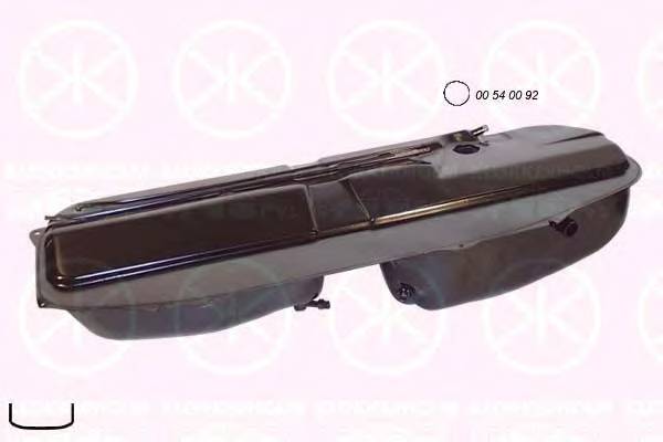 KLOKKERHOLM 0054009 Топливный бак