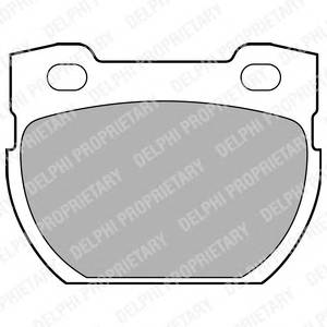 DELPHI LP1847 Комплект тормозных колодок