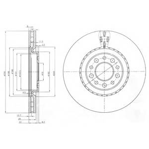 DELPHI BG3993 Тормозной диск DELPHI BG3993 Тормозной диск