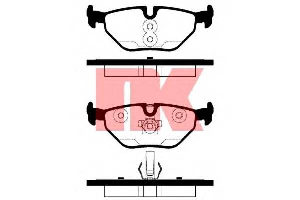 NK 224110 Комплект тормозных колодок