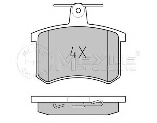 MEYLE 025 211 4416 Комплект тормозных колодок