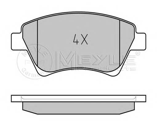 MEYLE 025 239 3018 Комплект тормозных колодок