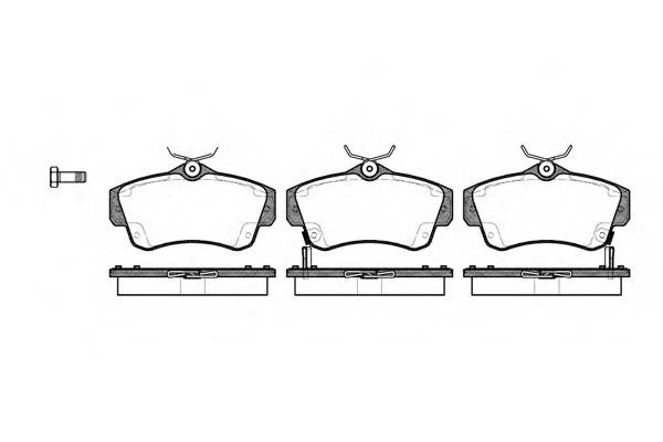 REMSA 0753.02 Комплект тормозных колодок... REMSA 0753.02 Комплект тормозных колодок...