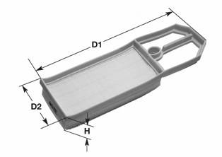 CLEAN FILTERS MA3114 Воздушный фильтр CLEAN FILTERS MA3114 Воздушный фильтр