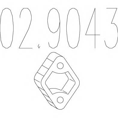 MTS 02.9043 Буфер, глушитель