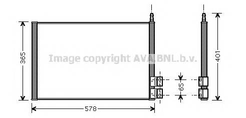 AVA QUALITY COOLING FDA5328 Конденсатор, кондиционер AVA QUALITY COOLING FDA5328 Конденсатор, кондиционер