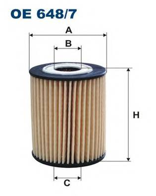 FILTRON OE648/7 Масляный фильтр