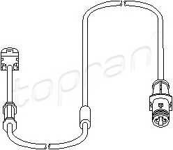 TOPRAN 207 453 Датчик, износ тормозных кол