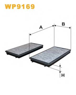 WIX FILTERS WP9169 Фильтр, воздух во внутренно...