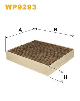 WIX FILTERS WP9293 Фильтр, воздух во внутренно... WIX FILTERS WP9293 Фильтр, воздух во внутренно...