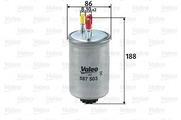 VALEO 587503 Паливний фільтр VALEO 587503 Паливний фільтр