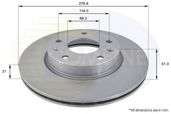 COMLINE ADC1309V Тормозной диск