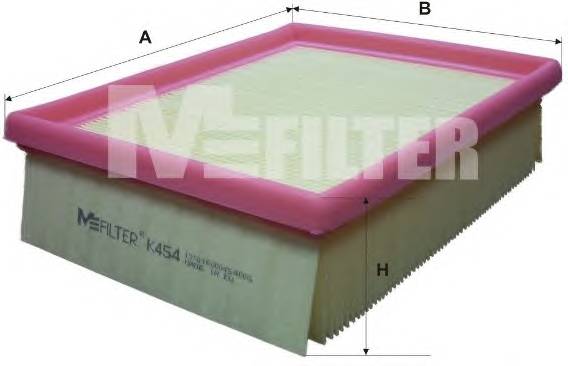 MFILTER K454 Фільтр салону MFILTER K454 Фільтр салону