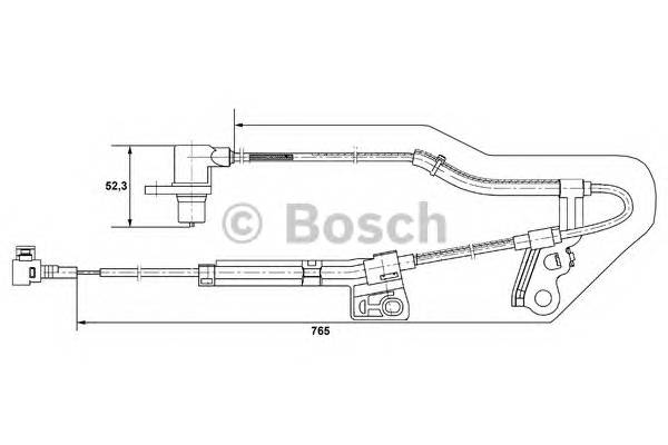 BOSCH 0 265 006 677 Датчик, частота обертання к...