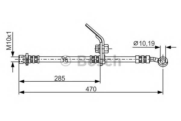 BOSCH 1 987 481 328 Тормозной шланг