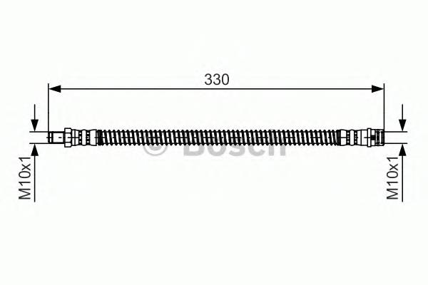 BOSCH 1 987 481 394 Тормозной шланг