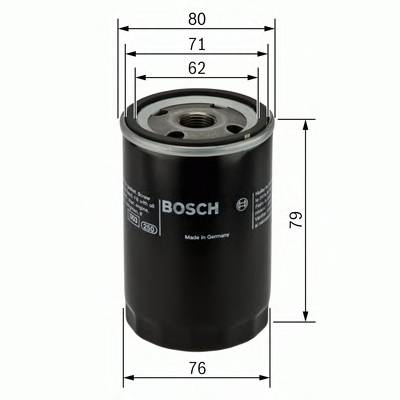 BOSCH 0 451 103 297 Масляний фільтр BOSCH 0 451 103 297 Масляний фільтр
