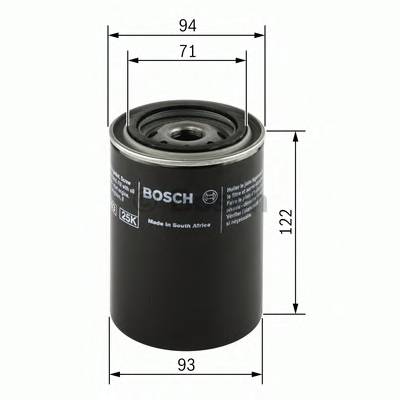 BOSCH 0 451 103 357 Масляний фільтр BOSCH 0 451 103 357 Масляний фільтр