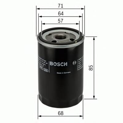 BOSCH 0 451 103 372 Масляний фільтр BOSCH 0 451 103 372 Масляний фільтр