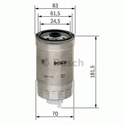 BOSCH 1 457 434 184 Паливний фільтр BOSCH 1 457 434 184 Паливний фільтр
