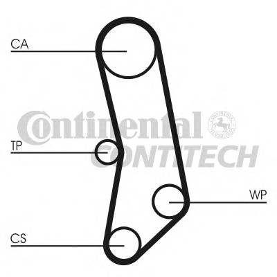 CONTITECH CT503 Ремінь ГРМ CONTITECH CT503 Ремінь ГРМ