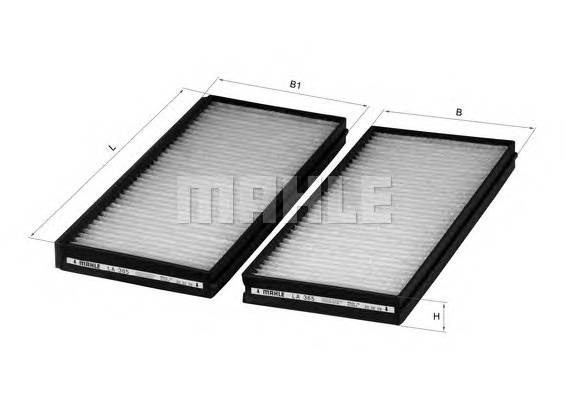 KNECHT LA 365/S Фильтр, воздух во внутренно... KNECHT LA 365/S Фильтр, воздух во внутренно...