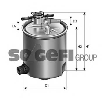 PURFLUX FCS733 Топливный фильтр PURFLUX FCS733 Топливный фильтр