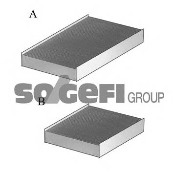 PURFLUX AH245-2 Фильтр, воздух во внутренно