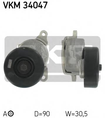 SKF VKM 34047 Натяжной ролик, поликлинов