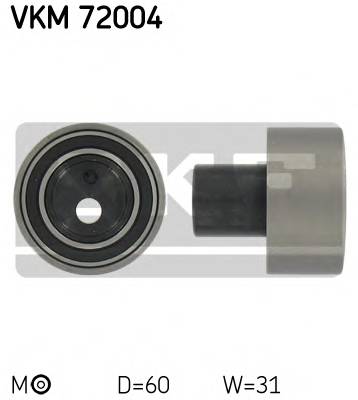 SKF VKM 72004 Натяжний ролик, ремінь ГРМ SKF VKM 72004 Натяжний ролик, ремінь ГРМ