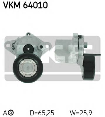 SKF VKM 64010 Натяжной ролик, поликлинов
