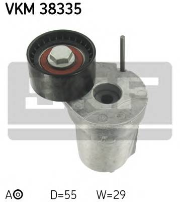 SKF VKM 38335 Натяжной ролик, поликлинов