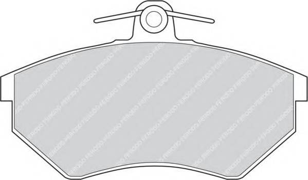 FERODO FDB775 Комплект тормозных колодок