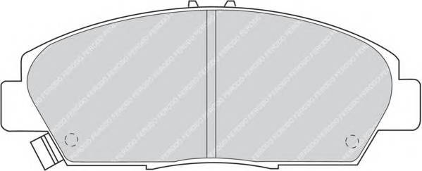 FERODO FDB904 Комплект тормозных колодок