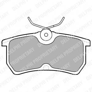 DELPHI LP1316 Комплект тормозных колодок...