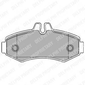 DELPHI LP1425 Комплект тормозных колодок