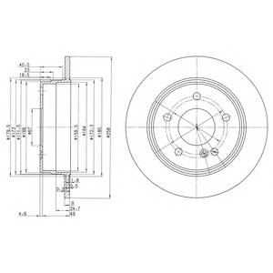 DELPHI BG2761 Тормозной диск DELPHI BG2761 Тормозной диск