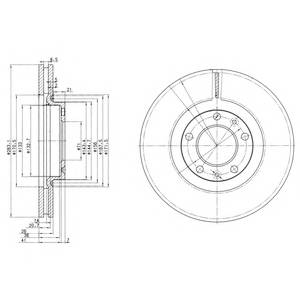 DELPHI BG3682 Тормозной диск DELPHI BG3682 Тормозной диск