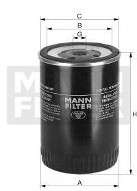 MANN-FILTER WK 950/3 Паливний фільтр MANN-FILTER WK 950/3 Паливний фільтр